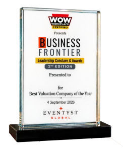 Business Frontier Best Valuation Company of the Year award