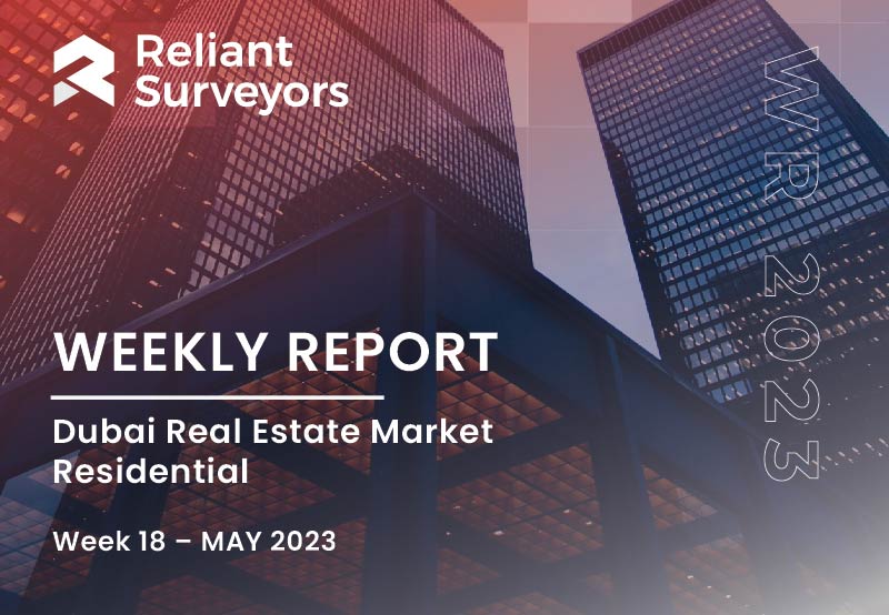 Weekly Report | Dubai Real Estate Market – Residential | Week 18 – April 2023
