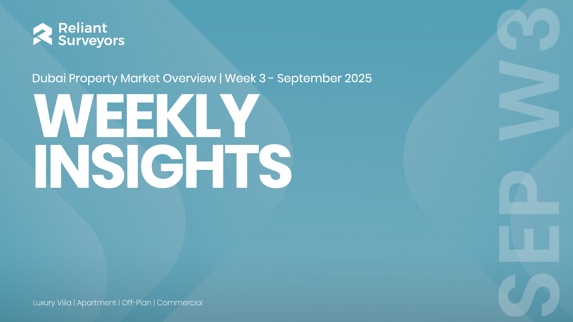 Dubai Real Estate Trends September Week 3