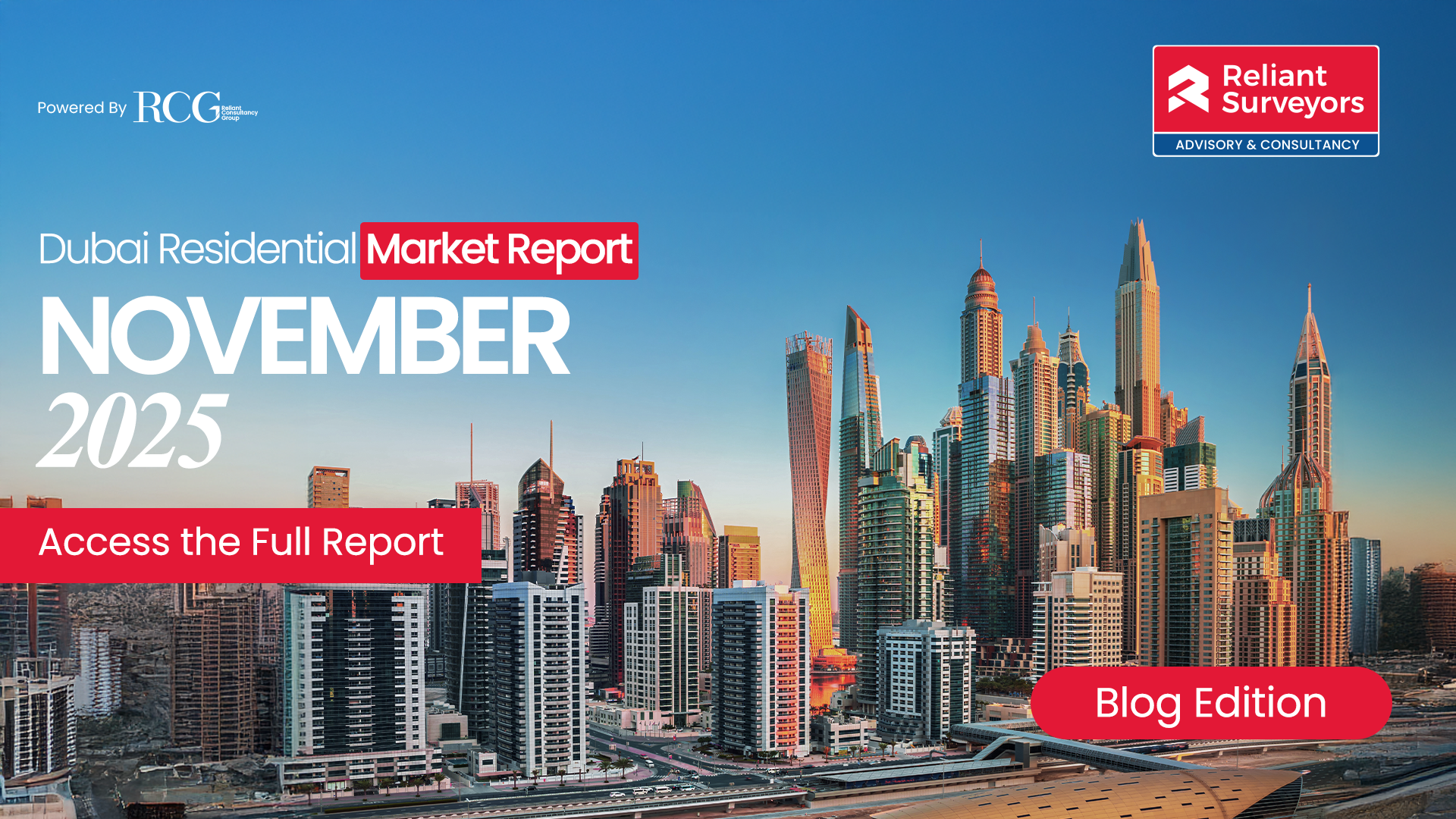 Dubai Real Estate Market Report November 2025 | Sales & Prices